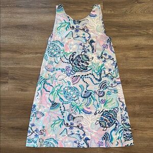 Lilly Pulitzer Multicolor Sea Turtle Dress